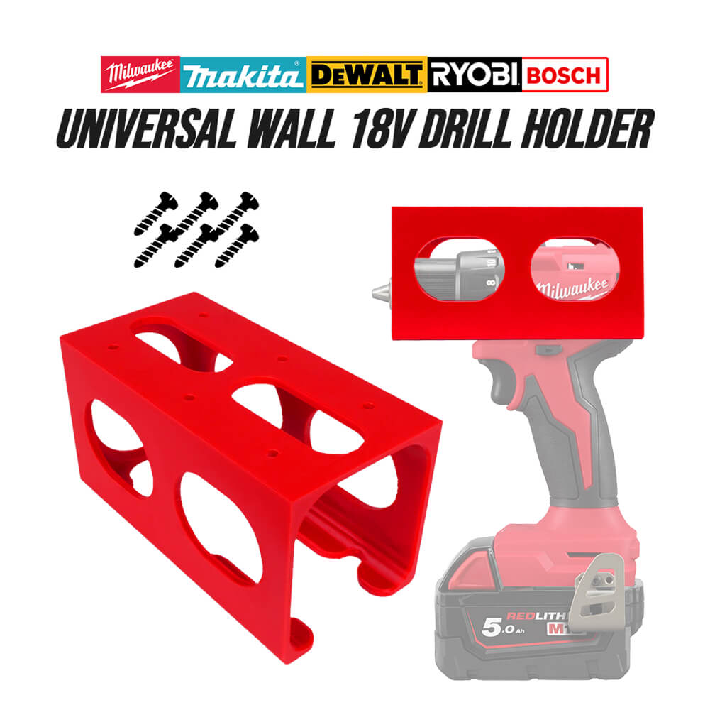 Power Tools Holder - Universal 18V Drill Wall Mount Holder,