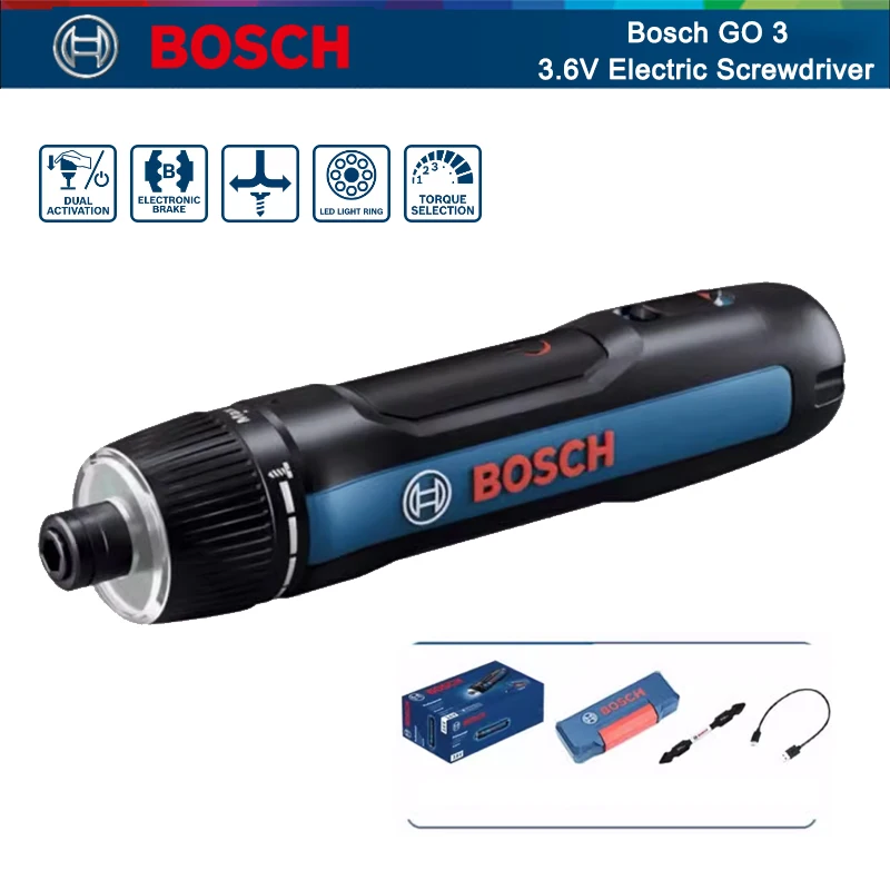 Power Tools Bosch - BOSCH Go 3 Electric Screwdriver Bosch