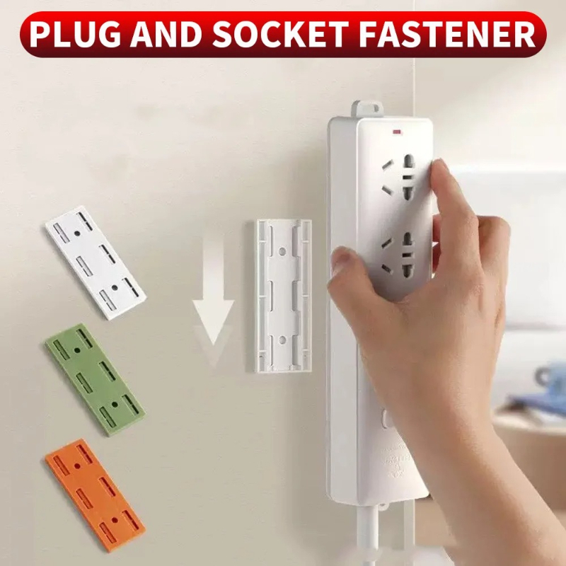 Power Tools Holder - Self-Adhesive Power Socket Strip Fixator Wall
