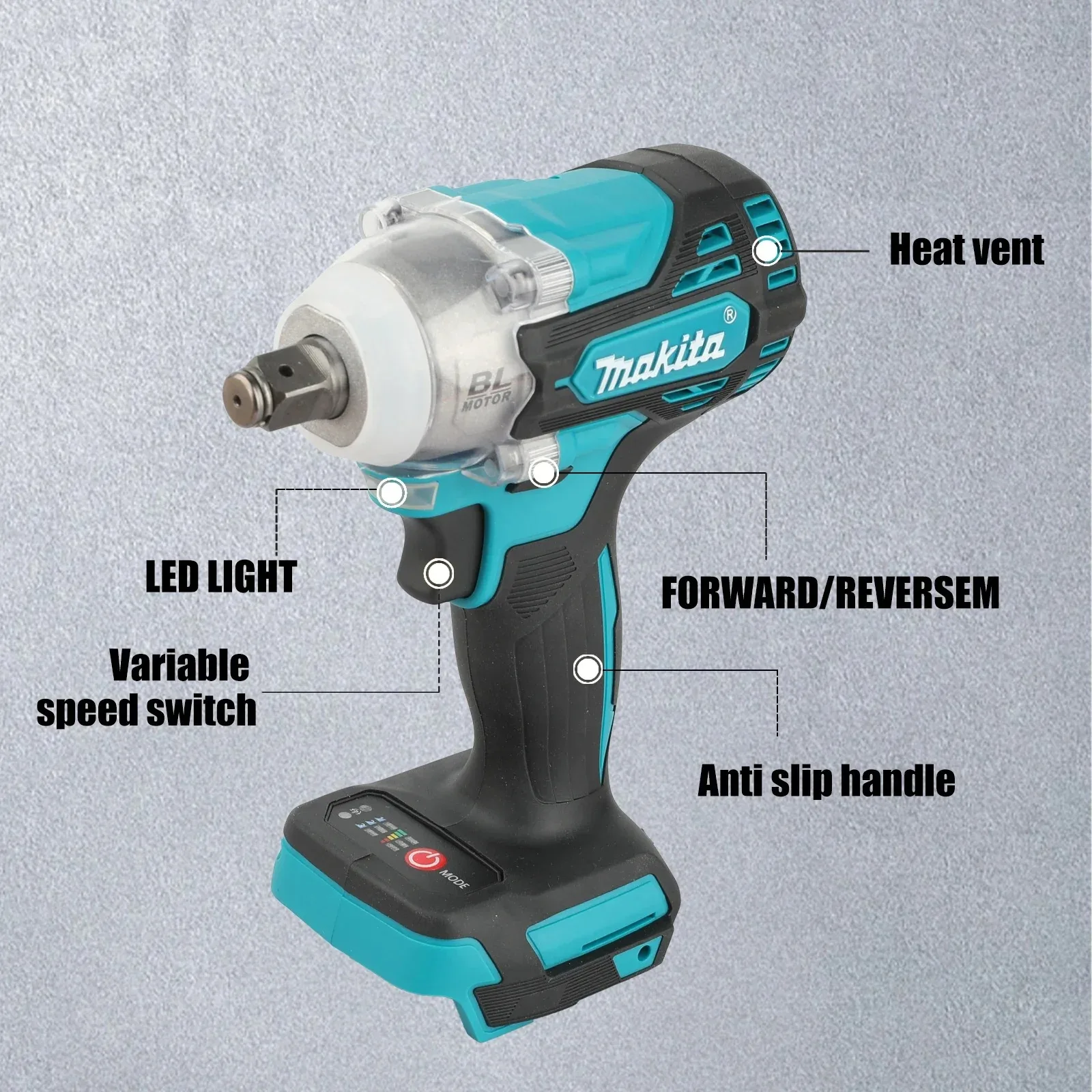 Brushless Makita DTW300 Batter - Power Tools Impact Wrench 评论和价格