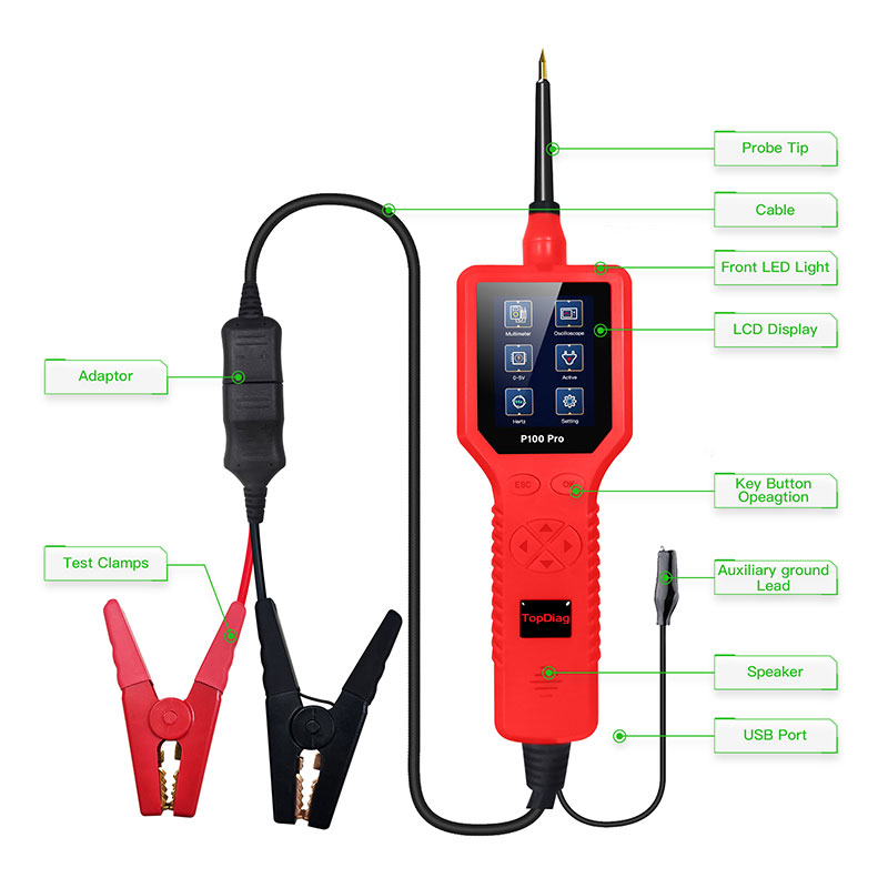 Newest Topdiag Power Probe P10 - Power Tools Pro 评论和价格