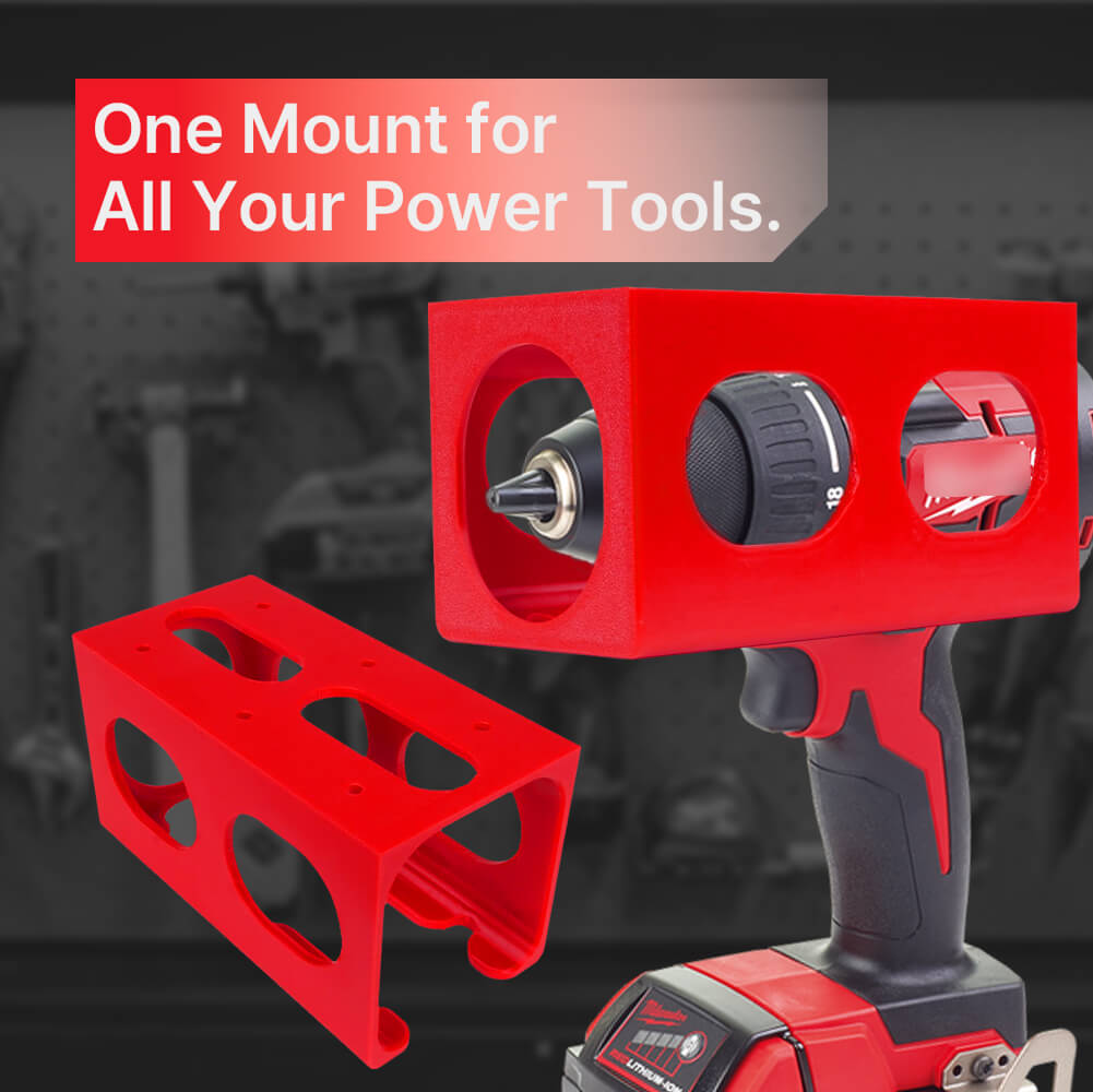 Universal 18V Drill Wall Mount - Power Tools Holder 评论和价格
