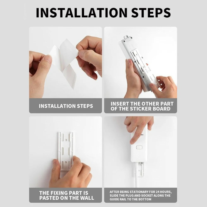 Self-Adhesive Power Socket Str - Power Tools Holder 评论和价格