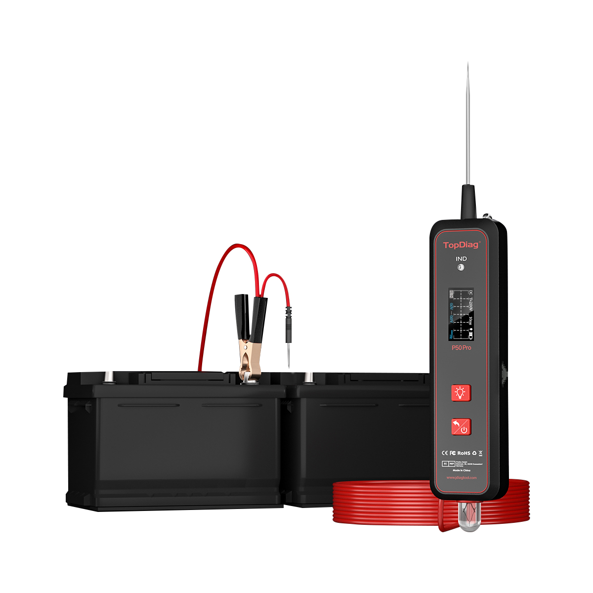 P50 PRO Car Circuit Tester Pow - Power Tools Pro 评论和价格