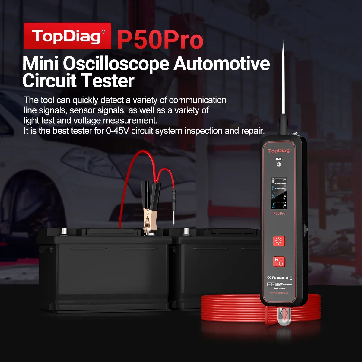 Topdiag P50pro JDiag Mini Osci - Power Tools Pro 评论和价格
