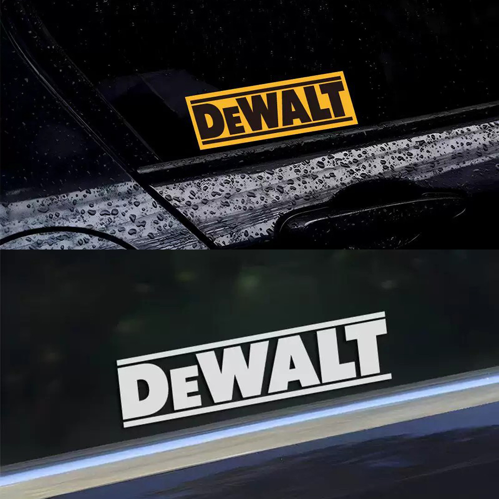Reflective DEWALT Logo Sticker - Power Tools Logo 评论和价格