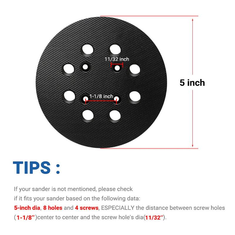 1Pcs Replacement Sanding Pad 5 - Random Orbital Sander 评论和价格