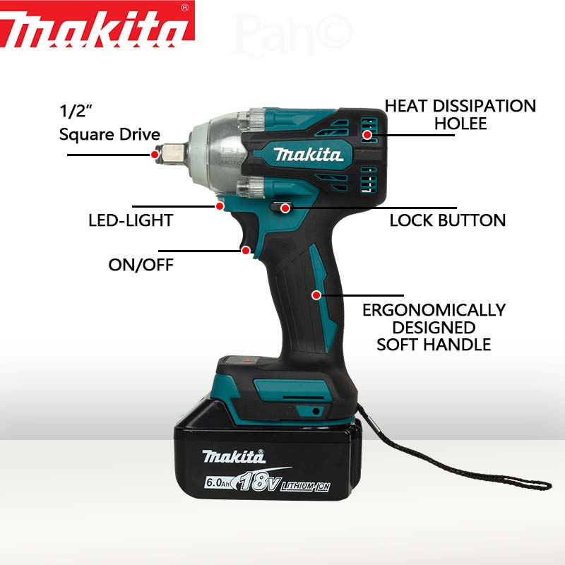 MAKITA DTW300Z Brushless lithi - Power Tools Impact Wrench 评论和价格