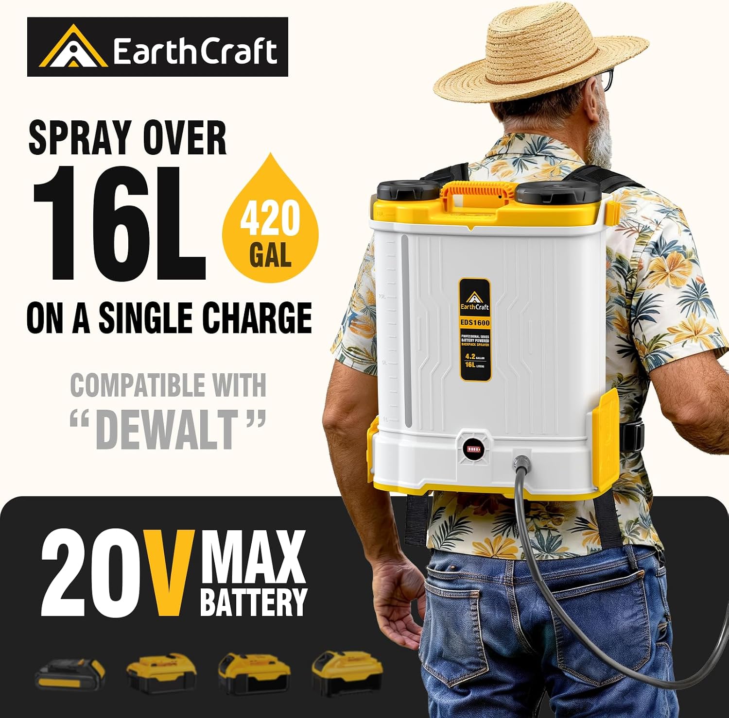 4.2 Gal Battery Powered Backpa - Power Tools Garden 评论和价格