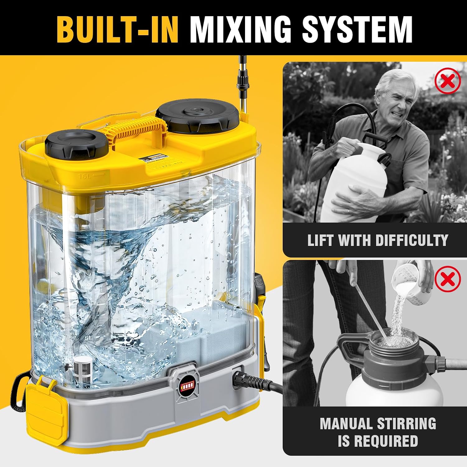 4.2 Gal Battery Powered Backpa - Power Tools Garden 评论和价格