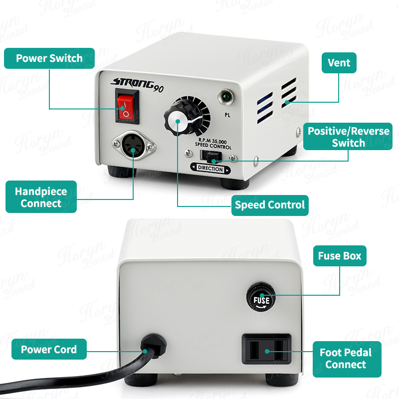 65W Strong 90 Micromotor 102L/ - Power Tools Jobs 评论和价格