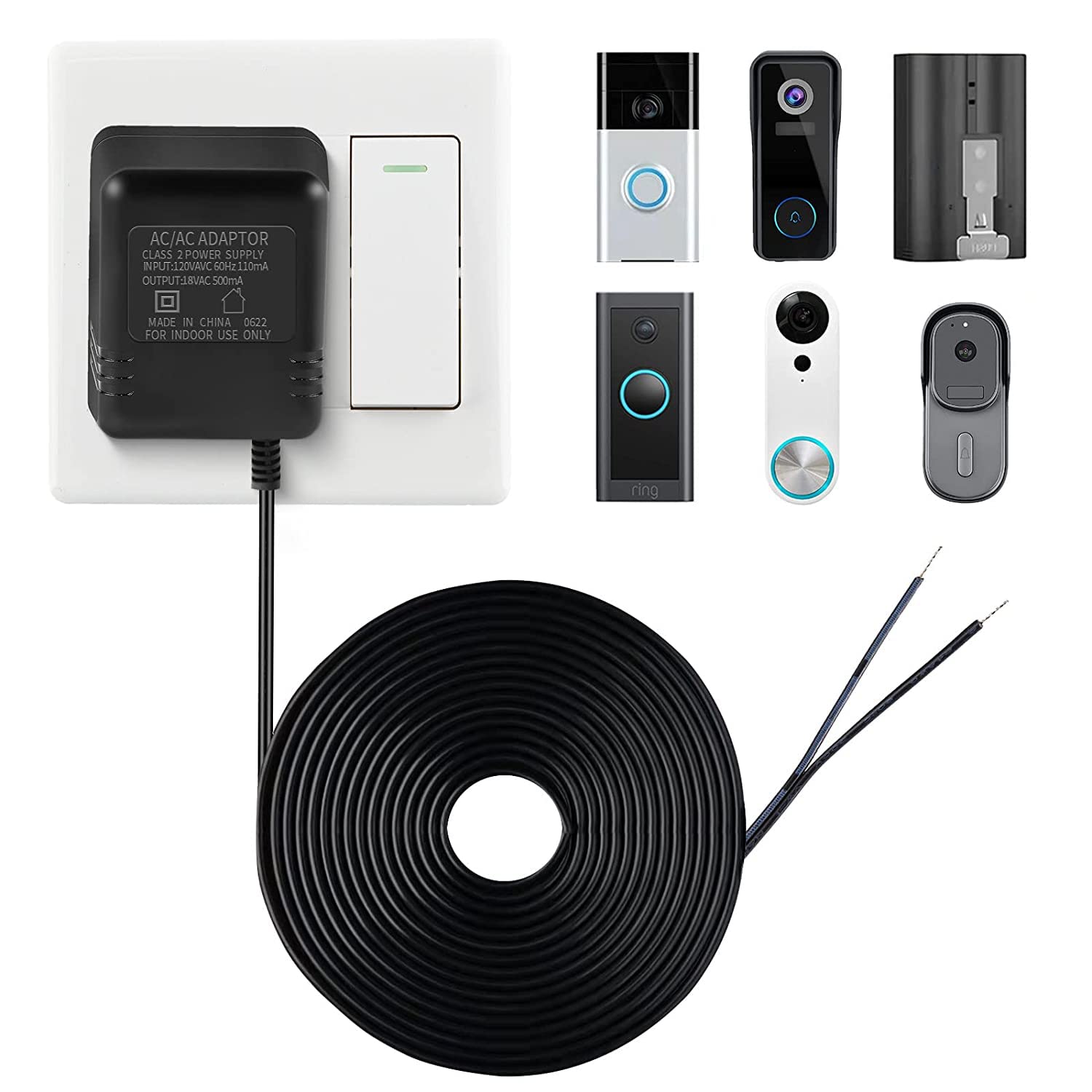 18V 500mA Doorbell Adapter, Vi - Power Tools Pro 评论和价格