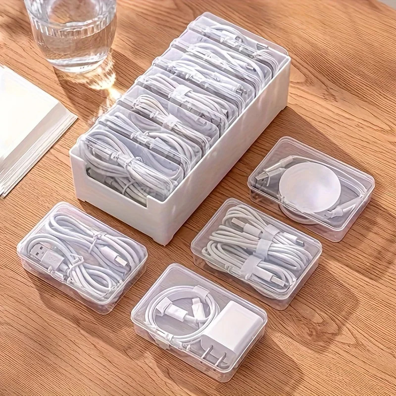 7 In 1 Clear Data Cable Storag - Power Tools Storage 评论和价格