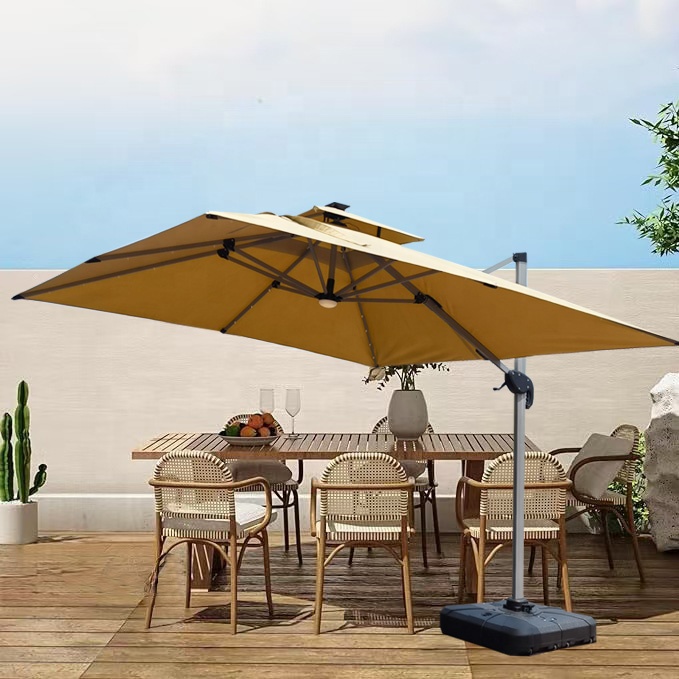 L  Big Size Cantilever Parasol - Power Tools Logo 评论和价格