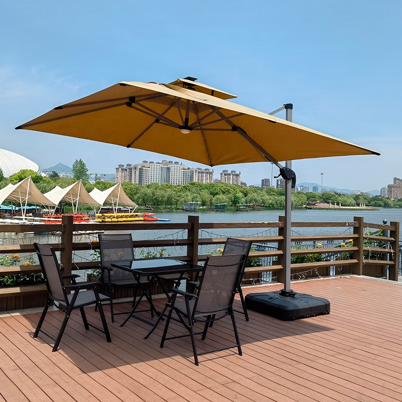 L  Big Size Cantilever Parasol - Power Tools Logo 评论和价格